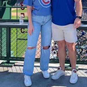 Abercrombie 90’s relaxed Jean high rise